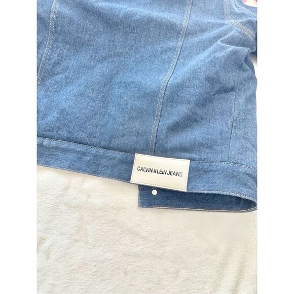 Calvin Klein Jeans Men's Blue and Navy Jacket size M - Picture 14 of 15